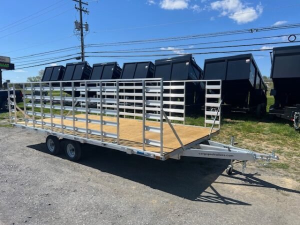 Cargo Pro 8 x 18 Aluminum ATV Trailer – 4′ Aluminum Ramps