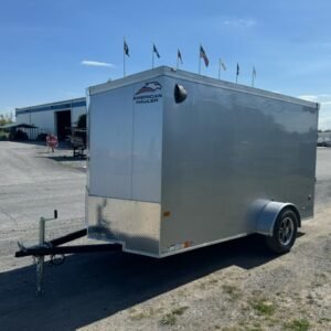 American Hauler 6 x 12 Enclosed V-Nose Cargo Trailer