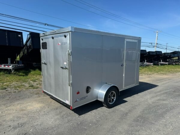 American Hauler 6 x 12 Enclosed V-Nose Cargo Trailer - Image 7