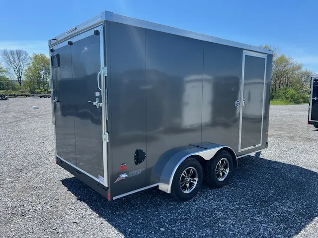 American Hauler 7 x 14 Enclosed V-Nose Cargo Trailer - Image 7