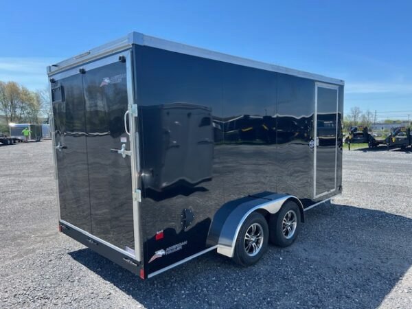American Hauler 7 x 16 Enclosed V-Nose Cargo Trailer - Image 7