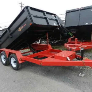 BWise 6 x 10 Low Profile Dump Trailer – Combo Gate & Ramps