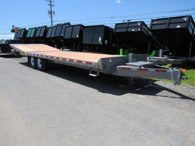BWise 8 x 28 Deckover Equipment Trailer – Beavertail - Image 7