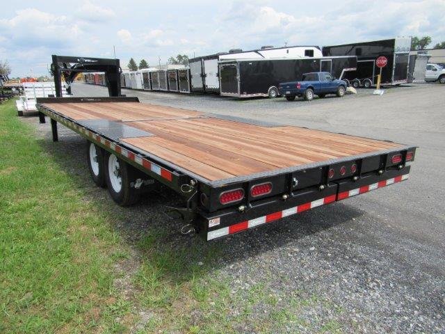 BWise 8 x 24 Gooseneck Deckover Equipment Trailer – Power Tilt - Image 8