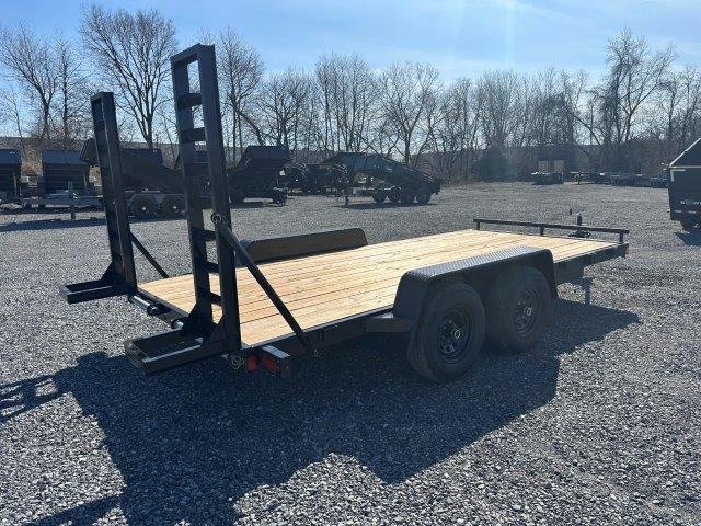 BWise 7 x 16 Low Profile LE Equipment Trailer – Ladder Ramps - Image 6