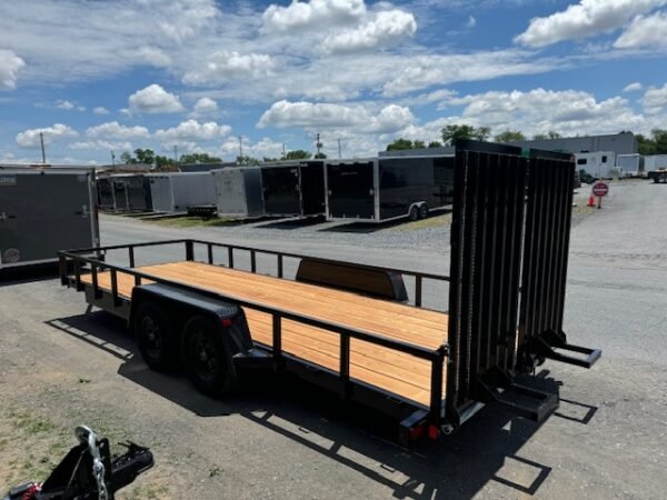 BWise 7 x 20 Low Profile Equipment Trailer – Landscape Ramp - Image 5