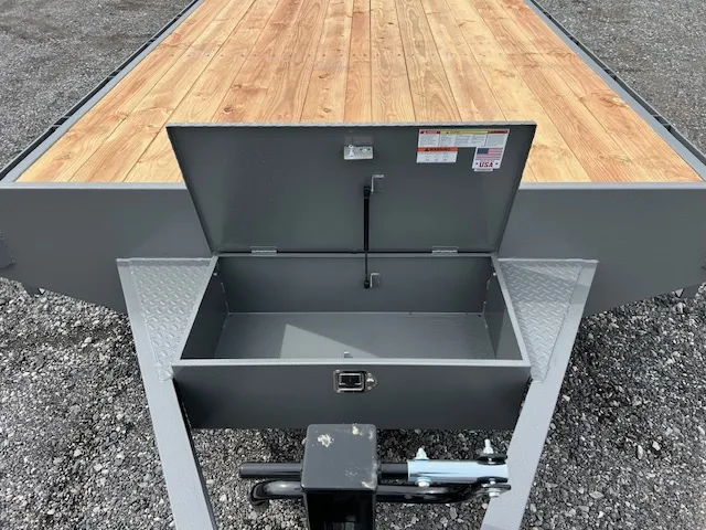 BWise 8 x 28 Deckover Equipment Trailer – Full Width Ramps - Image 12