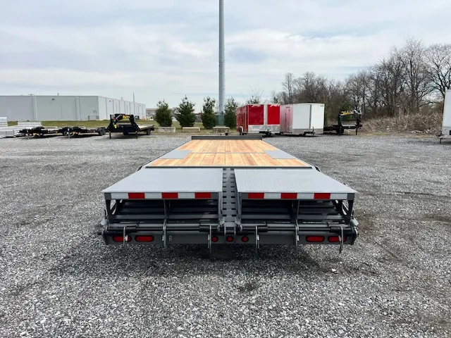 BWise 8 x 28 Deckover Equipment Trailer – Full Width Ramps - Image 9