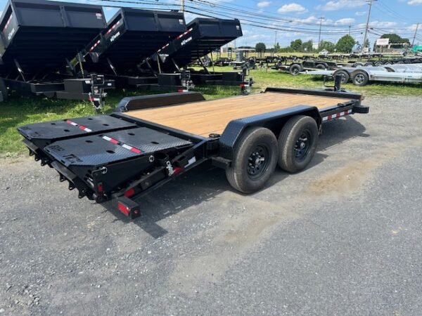 Big Tex 14EH Low Profile 7 x 16 Equipment Trailer – Mega Ramps - Image 5