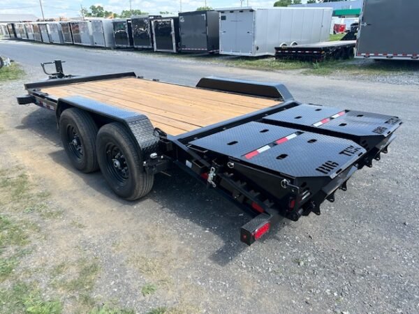 Big Tex 14EH Low Profile 7 x 16 Equipment Trailer – Mega Ramps - Image 6