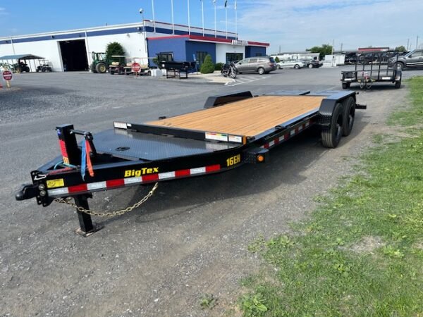 Big Tex 16EH Low Profile 7 x 18 Equipment Trailer – Mega Ramps - Image 2