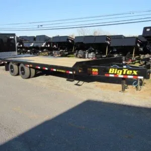 Big Tex 8.5 x 25 Heavy Duty Deckover Equipment Trailer – 12K Axles
