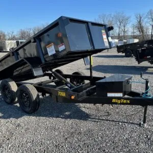 Big Tex 5 x 10 Low Profile Dump Trailer – Barn Doors