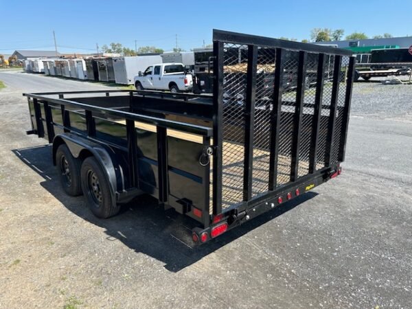Big Tex 7 x 16 Utility Trailer – 2′ Solid Steel Sides - Image 5