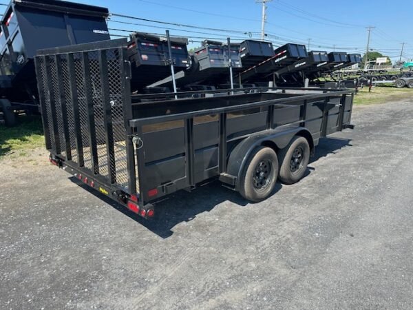 Big Tex 7 x 16 Utility Trailer – 2′ Solid Steel Sides - Image 6