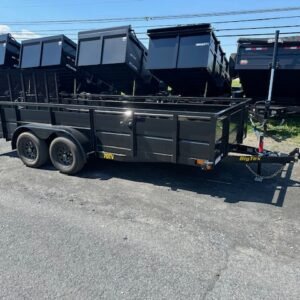 Big Tex 7 x 16 Utility Trailer – 2′ Solid Steel Sides