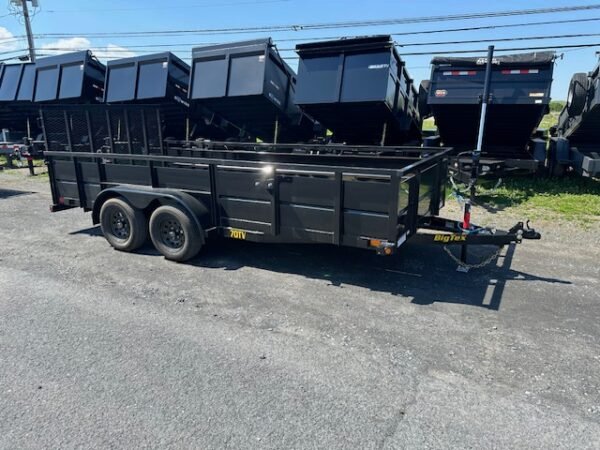 Big Tex 7 x 16 Utility Trailer – 2′ Solid Steel Sides