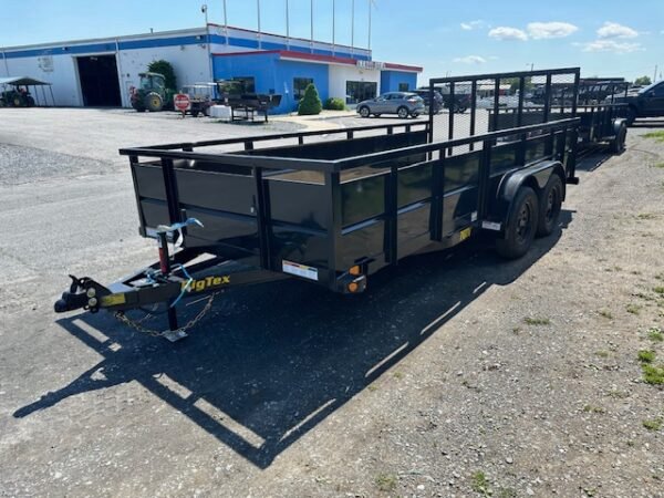 Big Tex 7 x 16 Utility Trailer – 2′ Solid Steel Sides - Image 4