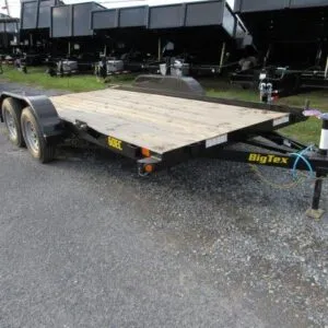 Big Tex 7 x 14 Economy Tandem Axle Car Hauler – Slide Out Ramps