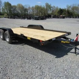 Big Tex 7 x 16 Economy Tandem Axle Car Hauler – Slide Out Ramps