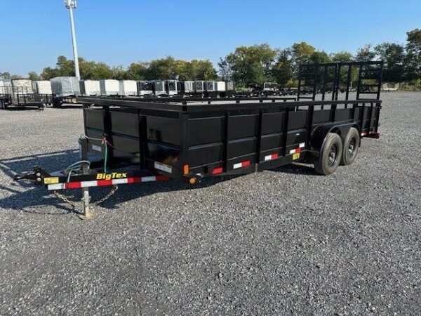 Big Tex 7 x 20 Landscape Utility Trailer – Solid Steel Sides - Image 4