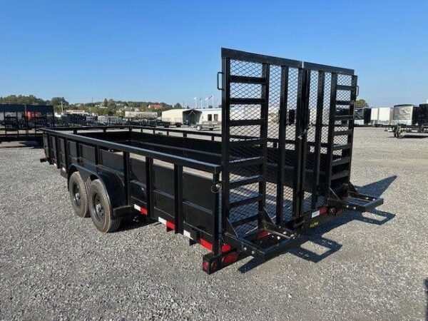 Big Tex 7 x 20 Landscape Utility Trailer – Solid Steel Sides - Image 7