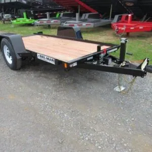 BWise 5 x 12 Equipment Trailer – Single Axle Tilt-Deck