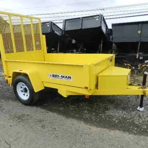 BWise 5 x 8 Low Profile Dump Trailer – Landscape Gate