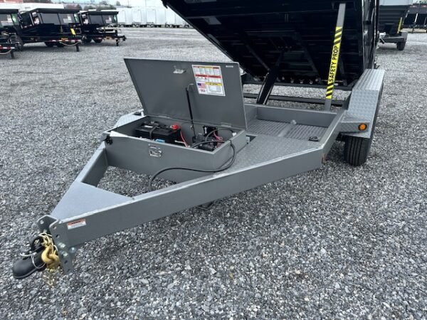 BWise 6 x 10 Low Profile Dump Trailer – Hydraulic Jack - Image 6