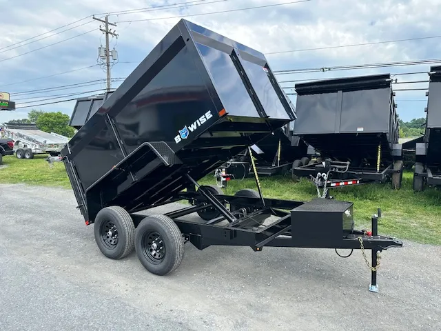 BWise 6 x 10 High Side Dump Trailer – Slide Out Ramps - Image 4