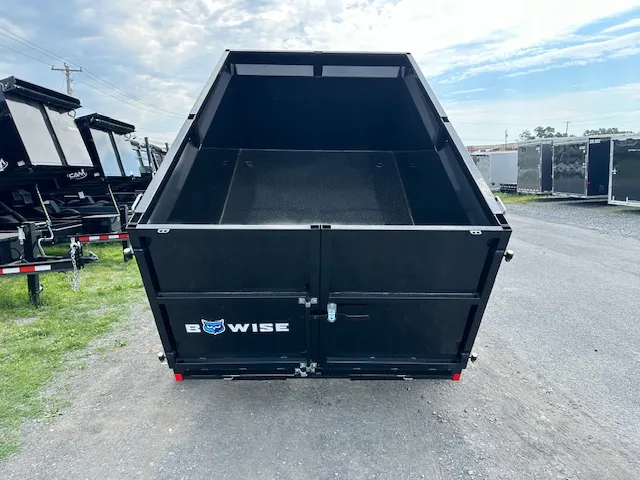 BWise 6 x 10 High Side Dump Trailer – Slide Out Ramps - Image 3