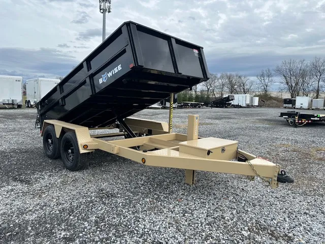 BWise 6 x 12 Low Profile Dump Trailer – Hydraulic Jack - Image 4