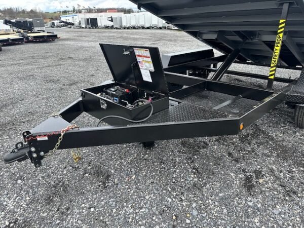 BWise 7 x 12 Low Profile Dump Trailer – Hydraulic Jack - Image 6