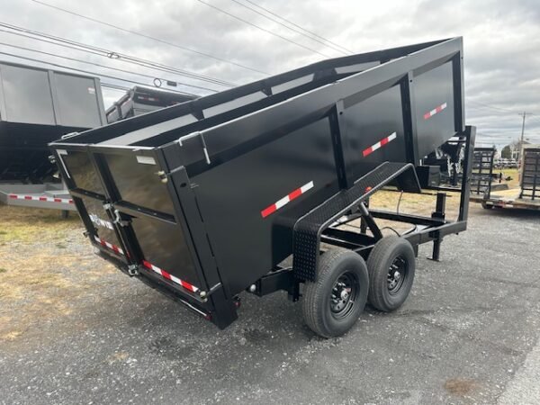 BWise 7 x 14 Gooseneck Dump Trailer – High Sides - Image 5