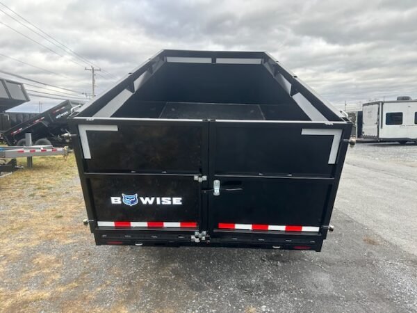 BWise 7 x 14 Gooseneck Dump Trailer – High Sides - Image 3