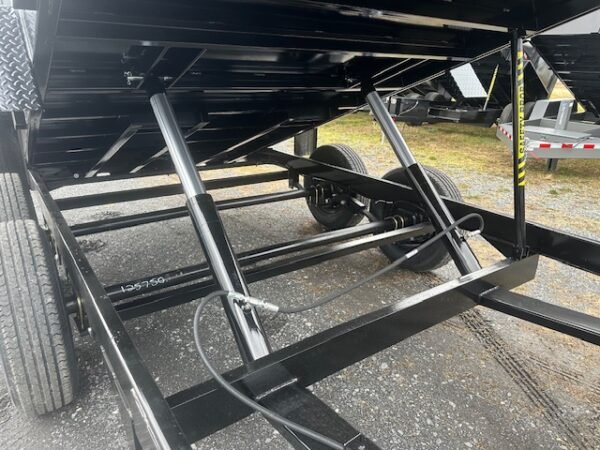 BWise 7 x 14 Gooseneck Dump Trailer – High Sides - Image 6