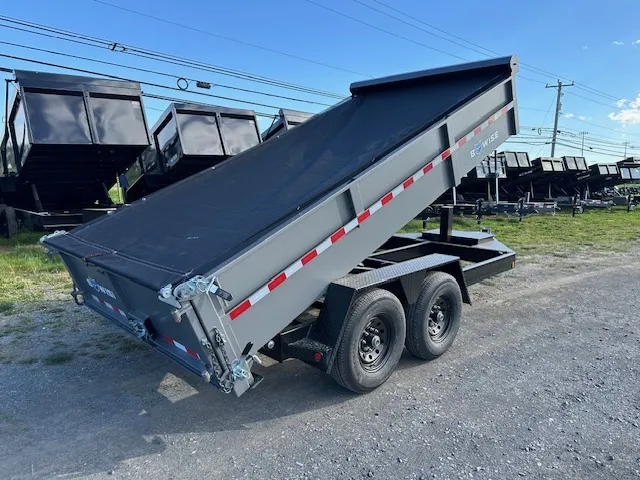 BWise 7 x 14 Low Profile Dump Trailer – Tarp Kit - Image 9