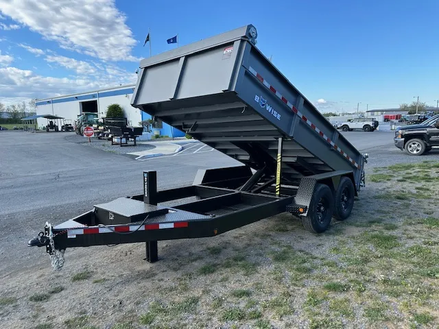 BWise 7 x 14 Low Profile Dump Trailer – Tarp Kit - Image 4