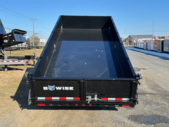 BWise 7 x 16 Gooseneck Dump Trailer – Heavy Duty - Image 3