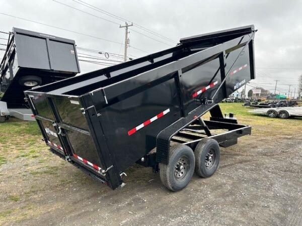 BWise 7 x 16 Low Profile Dump Trailer – 44″ Solid Sides - Image 6