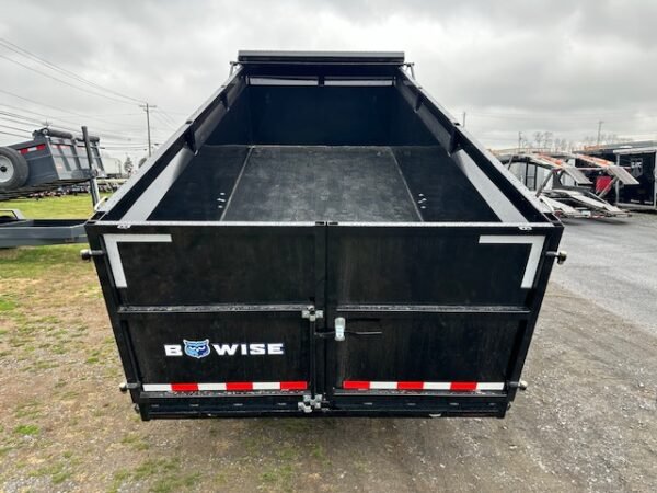 BWise 7 x 16 Low Profile Dump Trailer – 44″ Solid Sides - Image 3
