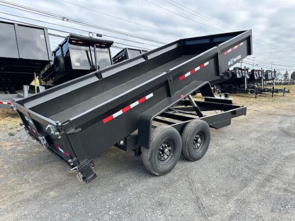 BWise 7 x 16 Low Profile Dump Trailer – Telescopic Cylinders - Image 5