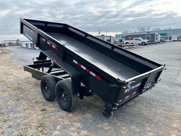 BWise 7 x 16 Low Profile Dump Trailer – Telescopic Cylinders - Image 7