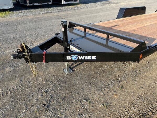 BWise 7 x 18 Equipment Trailer – Split Landscape Ramp - Image 6
