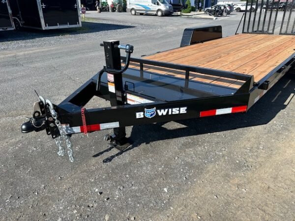 BWise 7 x 18 Low Profile Equipment Trailer – Landscape Ramp - Image 6