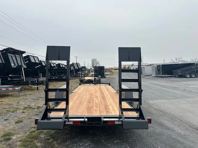 BWise 7 x 20 Heavy Duty Equipment Trailer – Ladder Ramps - Image 3