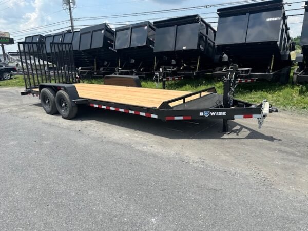 BWise 7 x 20 Heavy Duty Equipment Trailer – Landscape Gate