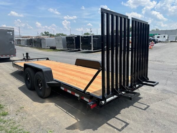 BWise 7 x 20 Heavy Duty Equipment Trailer – Landscape Gate - Image 5