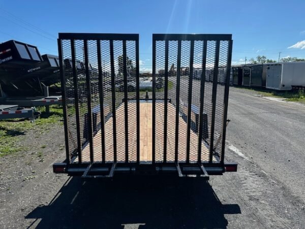 BWise 7 x 20 Equipment Trailer – Split Landscape Ramp - Image 3