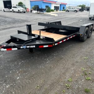 BWise 7 x 20 Low Profile Split-Tilt Equipment Trailer